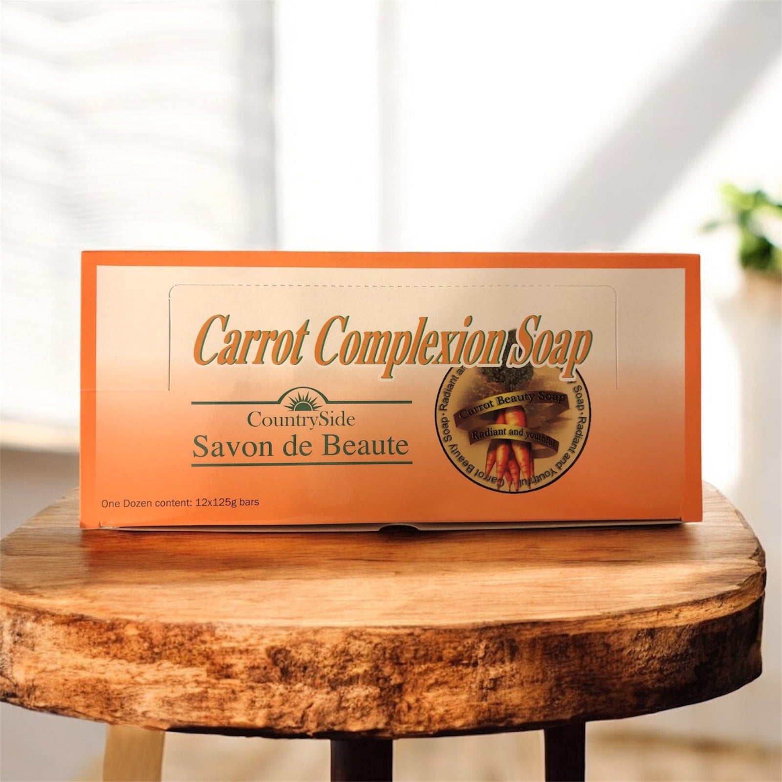 12 bars carrots soaps